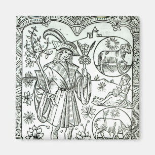 Der Monat April mit astrologischer Sonne Magnet