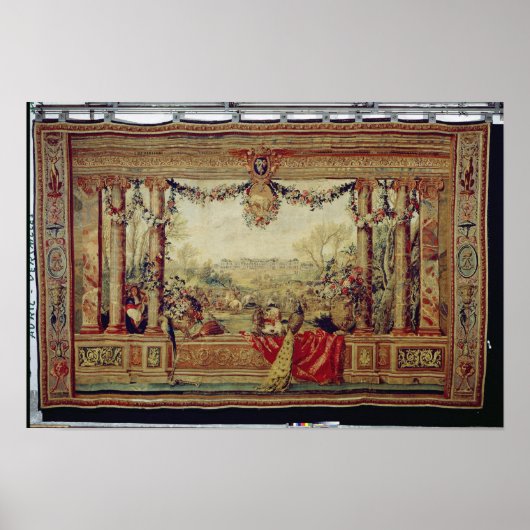 Der Monat April/Schloss von Versailles Poster (Vorne)