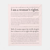 Der Monat der Geschichte der Frauen - Wahrheitszau Fleecedecke (Vorderseite)