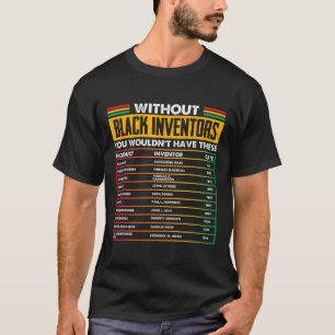 Der Monat der vergessenen schwarzen Erfinder T-Shirt