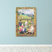 Der Monat des Augusts: Die Ernte Leinwanddruck (Insitu (Holzboden))