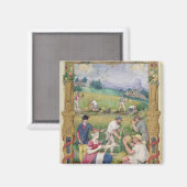 Der Monat des Augusts: Die Ernte Magnet (Vorderseite/Rückseite)