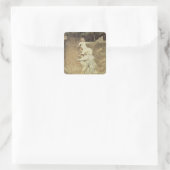 Der Monat des Augusts Quadratischer Aufkleber (Tasche)