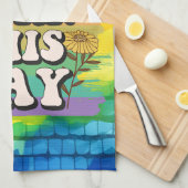 Der Monat des Stolzes Geboren diesen Schwulen Geschirrtuch (Viertel Falte)