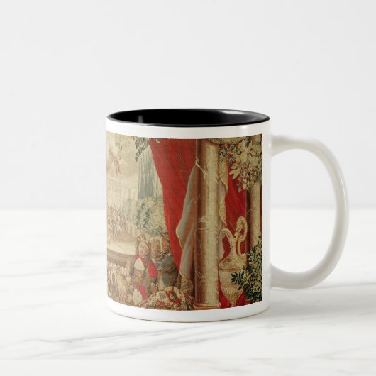 Der Monat Januar das Louvre Zweifarbige Tasse (Rechts)