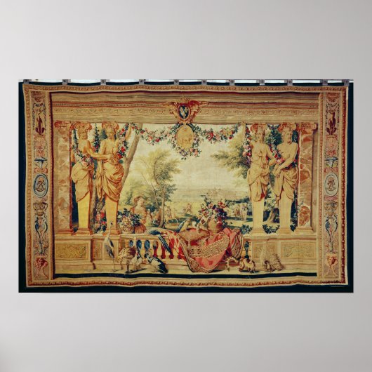 Der Monat Juli/Schloss von Vincennes Poster (Vorne)