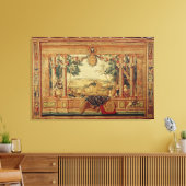 Der Monat Juni/Schloss von Fontainebleau Leinwanddruck (Insitu (Wohnzimmer))