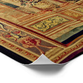 Der Monat Juni/Schloss von Fontainebleau Poster (Ecke)