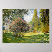 Der Monceau von Claude Monet Poster (Vorne)