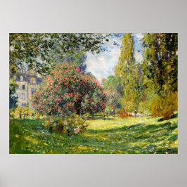 Der Monceau von Claude Monet Poster