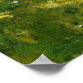 Der Monceau von Claude Monet Poster (Ecke)