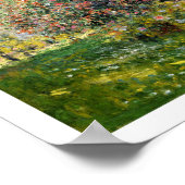 Der Monceau von Claude Monet Poster (Ecke)