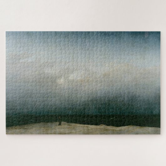 Der Mönch am Meer: Caspar David Friedrich Puzzle (Horizontal)