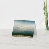 Der Mönch am Meer von Caspar David Friedrich Dankeskarte (Vorderseite)