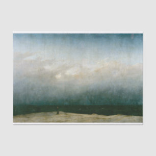 Der Mönch am Meer von Caspar David Friedrich Seidenpapier