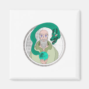 Der Mönch und der Drache Magnet