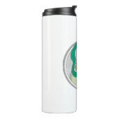 Der Mönch und der Drache Thermosbecher (Nach links gedreht)