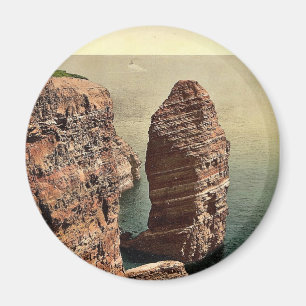 Der "Mönch" von oben, Helgoland, Deutschland Magnet