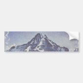 Der Mönchsberg mit Wolken (Ferdinand Hodler) Autoaufkleber (Vorne)