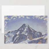Der Mönchsberg mit Wolken (Ferdinand Hodler) Briefpapier (Vorne/Hinten)