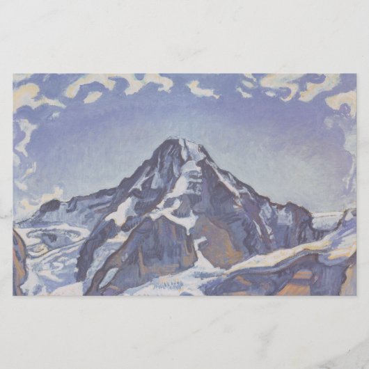 Der Mönchsberg mit Wolken (Ferdinand Hodler) Briefpapier (Vorderseite)