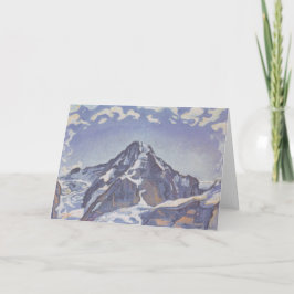 Der Mönchsberg mit Wolken (Ferdinand Hodler) Karte