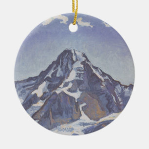 Der Mönchsberg mit Wolken (Ferdinand Hodler) Keramik Ornament