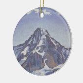 Der Mönchsberg mit Wolken (Ferdinand Hodler) Keramik Ornament (Links)
