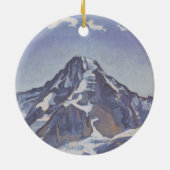 Der Mönchsberg mit Wolken (Ferdinand Hodler) Keramik Ornament (Hinten)