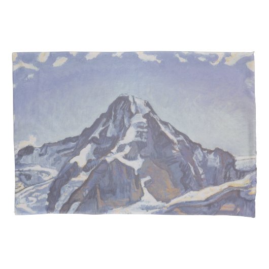 Der Mönchsberg mit Wolken (Ferdinand Hodler) Kissenbezug (Vorderseite-Links)