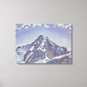 Der Mönchsberg mit Wolken (Ferdinand Hodler) Leinwanddruck