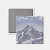 Der Mönchsberg mit Wolken (Ferdinand Hodler) Magnet (Vorderseite/Rückseite)