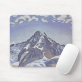 Der Mönchsberg mit Wolken (Ferdinand Hodler) Mousepad (Mit Mouse)