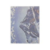 Der Mönchsberg mit Wolken (Ferdinand Hodler) Notizblock (Rotiert)