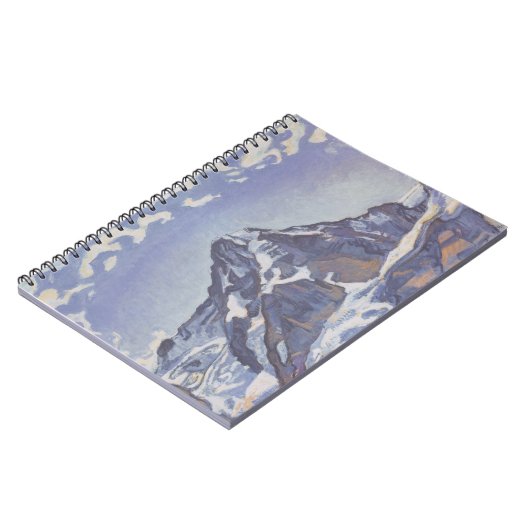 Der Mönchsberg mit Wolken (Ferdinand Hodler) Notizblock (Linke Seite)