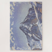 Der Mönchsberg mit Wolken (Ferdinand Hodler) Puzzle (Vertikal)