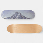 Der Mönchsberg mit Wolken (Ferdinand Hodler) Skateboard (Horizontal)