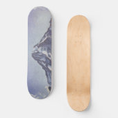 Der Mönchsberg mit Wolken (Ferdinand Hodler) Skateboard (Vorderseite)