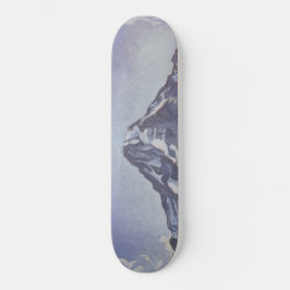 Der Mönchsberg mit Wolken (Ferdinand Hodler) Skateboard