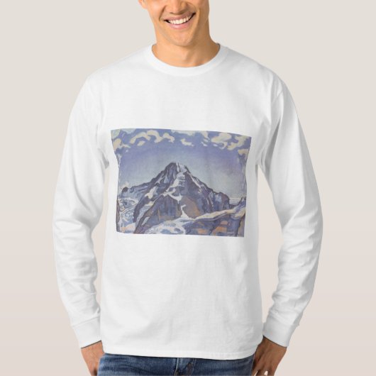 Der Mönchsberg mit Wolken (Ferdinand Hodler) T-Shirt (Vorderseite)