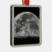 Der Mond 2 Silbernes Ornament (Rechts)
