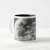 Der Mond 2 Zweifarbige Tasse (Vorderseite Links)