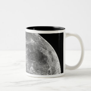Der Mond 2 Zweifarbige Tasse