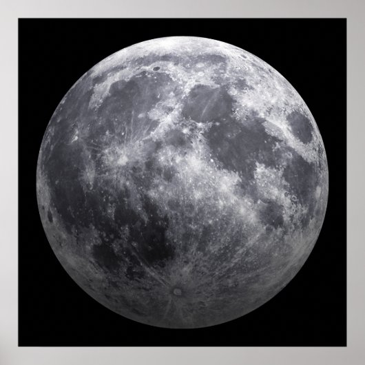 Der Mond - 3D-Effekt Poster (Vorne)