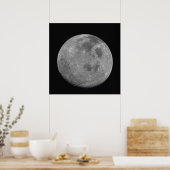 Der Mond (Apollo 17) Poster (Küche)