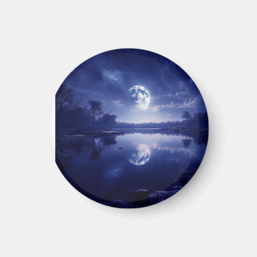 Der Mond auf der Oberfläche des Sees Magnet (Vorne)