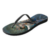 "Der Mond" Badesandalen (Schrägansicht)