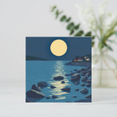 der Mond, der auf das Meer reflektiert (Stehend Vorderseite)
