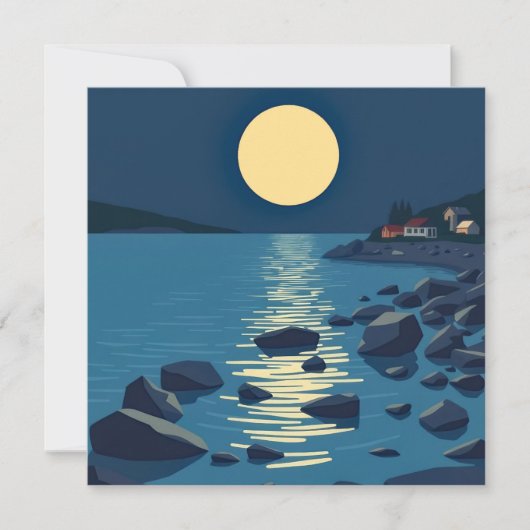 der Mond, der auf das Meer reflektiert (Vorderseite)