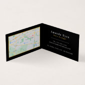 Der Mond der Erde, Astronomin, Astronomie-Store Visitenkarten (Innenseite)